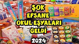 ŞOK ÇOK GÜZEL YEPYENİ OKUL EŞYALARI GELDİOKULA DÖNÜŞ 2024 ŞOK MARKET KIRTASİYE MALZEMELERİ GELDİ