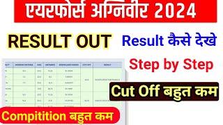 Airforce Result OUT  Airforce Agniveer Result Kaise Dekhe  How To Chek Airforce Result Cut Off X&Y