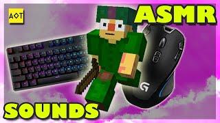 Keyboard + Mouse Sounds ASMR  Minecraft Bedwars