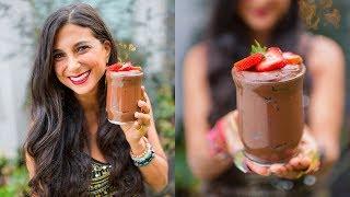 Avocado Chocolate Mousse Fun Raw Vegan Dessert