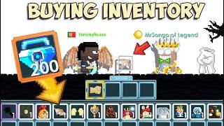 Buying ALL the Items He has in the INVENTORY RIP WLS OMG  GrowTopia