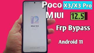 Poco X3X3 Pro Unlock Google Account Lock  Frp Lock Bypass  Android 11MiUi 12.5 without PC