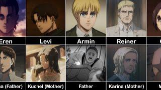 Parents of Attack on Titan Characters Season 4