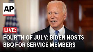 July 4th LIVE Biden hosts barbecue for service members and families