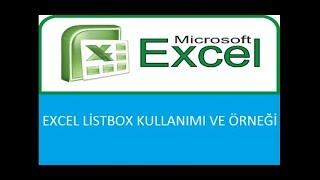 Excelde Dinamik Listbox Oluşturma