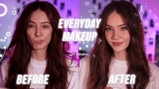 мой повседневный макияж за 15 минут   makeup routine 2023