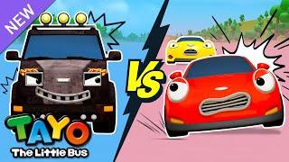 Bad Car VS Racing Cars️  Tayo Race Car Songs for Kids  Nursery Rhymes  Tayo the Little Bus