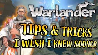 Warlander - BEST Beginners & Advanced Guide Gameplay Tips Tricks things I wish I knew sooner