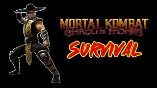 Scorpion Impersonate Kung Lao Survival Mode - Kung Lao Moves With Scorpion Skins MK Shaolin Monks