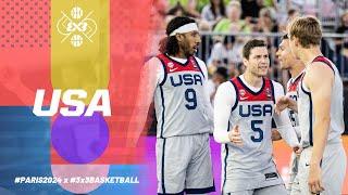 USAs  Men Olympic Team  3x3 Basketball