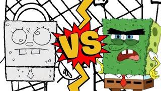 M.U.G.E.N. Battles  DoodleBob vs Abrasive SpongeBob