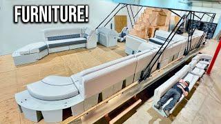 Building My Dream Yacht From Scratch Pt 11 - Installing Furniture