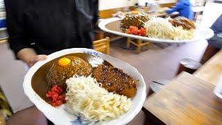 大食い自慢爆食い学生アニキが殺到するカツカレー大衆食堂に密着！