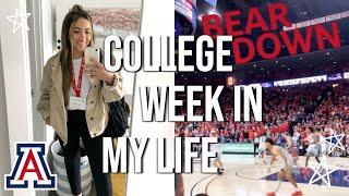 COLLEGE WEEK IN MY LIFE  UNIVERSITY OF ARIZONA 2020