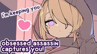 ASMR Obsessed Assassin Captures You ️‍🩹 Personal Attention Whispers & Unplaceable Bizarre Accent