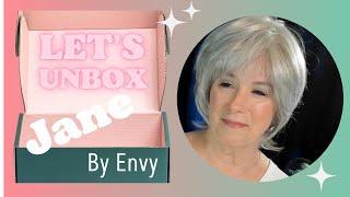 Envy JANE Wig Review  NEW STYLE  Medium Gray  ANGELA FRANCES