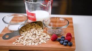 Healthy and easy breakfast recipe for recovery Overnight oatmeal  UCHealth