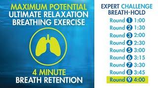 4 Minute Relaxing Breath-Hold Challenge - Maximum Potential  Expert - Deepest Pranayama Exercise