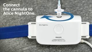 Alice NightOne Patient Setup  Philips  Sleep Diagnostic Testing