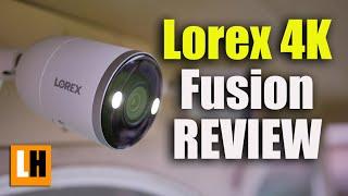 Lorex Fusion 4K IP NVR Security Camera System Review - Features Unboxing Setup Video & Audio