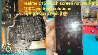 realme c15 touch screen display not working  tested solution