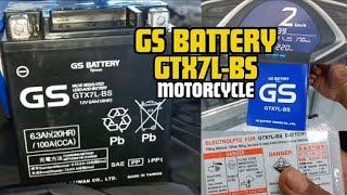 GS Battery  GTX7L-BS  PCX Motorcycle Battery