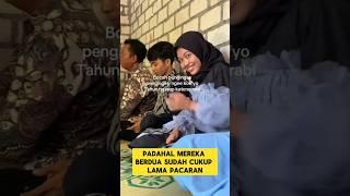 calon suami dan istri malu-malu ketika lamaran ‼️‼️‼️ #lamaran #tunangan #nikah #malumalu #shorts