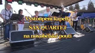 Vystoupení kapely Sax Quartet na novobělské pouti 2021