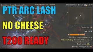 T200 Arc Lash Build Guide  Diablo 4  S4 PTR Sorcerer