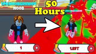 I Became The Best In 50 Hours With No Robux In SpeedMan Simulator