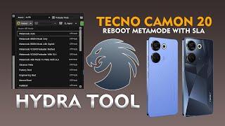 Tecno Camon 20 CK6n Reboot to Metamode with Hydra Tool #hydrasoftware #hydratool