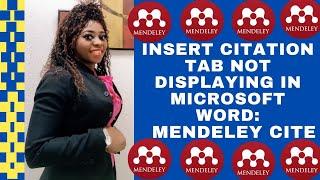 Insert Citation Tab Not Displaying In Microsoft Word After Installing Microsoft Word Plugin.