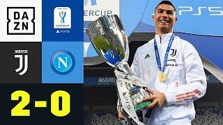 CR760 Ronaldos Rekordtor bringt Juventus Titel ein Juventus - Neapel 20  Supercoppa  DAZN