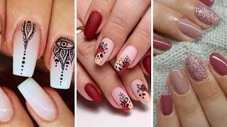 Boho chic nail designs  Fall Nail ideas  Winter Nail    Pink Me up