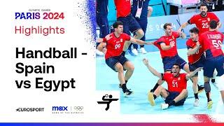 Spain Storm Through To Handball Semi-Final   #Paris2024 Highlights