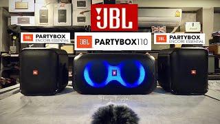 JBL Partybox 110 vs JBL Partybox Encore  Duo Stereo mode 