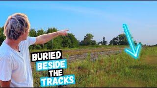 Strange Sink Spot by the Tracks Leads to an Underground Structure in the Ruins of an Old Train Depot