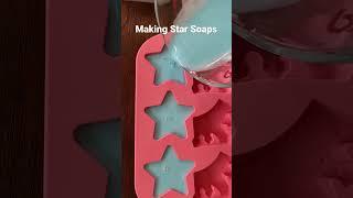 Adventures in Soapmaking - Making Simple Blue Star Soaps