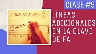 Líneas Adicionales en la Clave de Fa