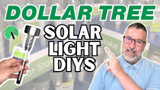Dollar Tree Solar Light DIYs - Solar Light Hacks - Easy DIY - #solarlight @DavesWreaths