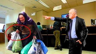 Homeless Old Lady Asks For A Bank Loan WHAT THE MANAGER DID TO HER WILL SHOCK YOU