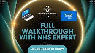 How to Apply to NHS Jobs - Full Walkthrough