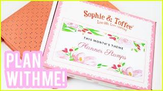 Kawaii Planner Stamps Sophie & Toffee Sub Box  June 2016