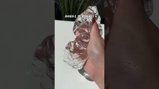 SLIME 101 HOW TO PLAY WITH CLEAR SLIME #slime #slimevideo #fypシ #trending #yt #slimeasmr #asmr #fyp