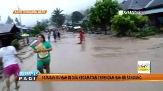 Aceh Diterjang Banjir Bandang Ratusan Rumah Terendam