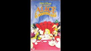 Closing to Alice in Wonderland UK VHS 1994