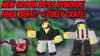 NEW CROOK BOSS REWORK IN ROBLOX TOWER DEFENSE #shorts #shorstvideo #tds #roblox #rework