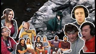 Genos vs sonic one punch man season 2 episode 2 reaction mashup  Saitama saves fubuki 