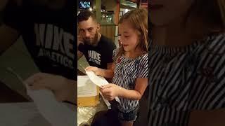 BEST fathers day suprise gift ever. Daughter ask her step dad to adopt her WARNING YOU WILL CRY