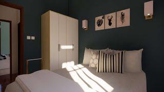 BEDROOM DESIGN IDEAS FOR SMALL ROOM  INTERIOR DESIGN MINIMALIST 